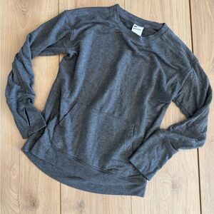 Kids All in Motion Charcoal Long Sleeve Top Size M